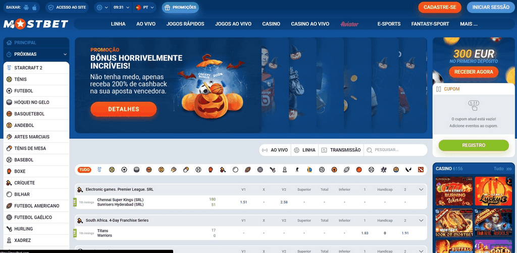 Apostas Esportivas Online Mostbet no Brasil