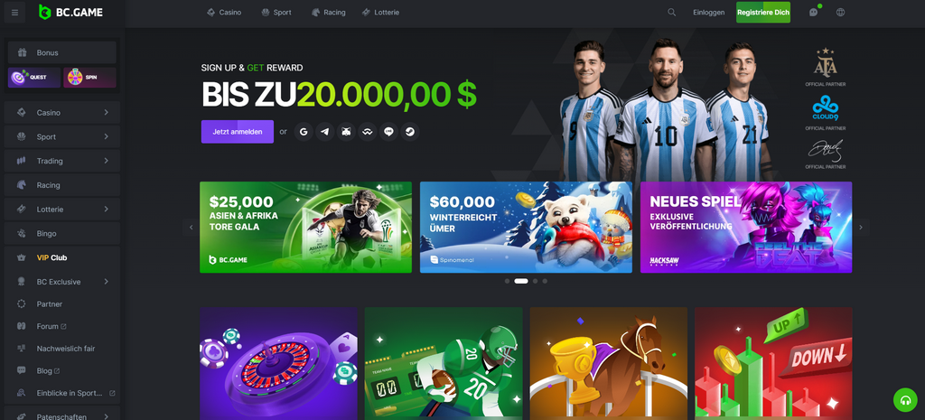 BC.Game Casino Site Online: Bet, Spin & Success Instantly